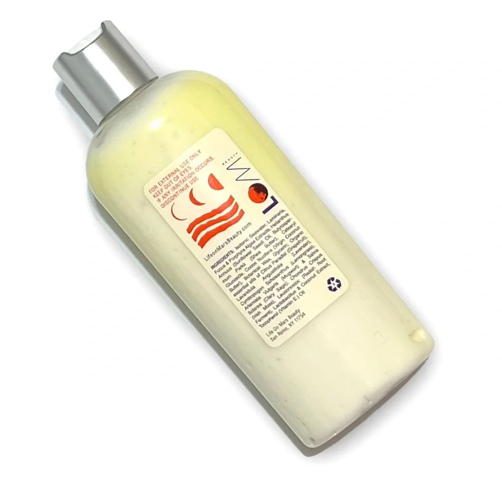 Life on Mars Hydra Moon Organic Body Moisturizer Grapefruit, Lavender, Vitamin E